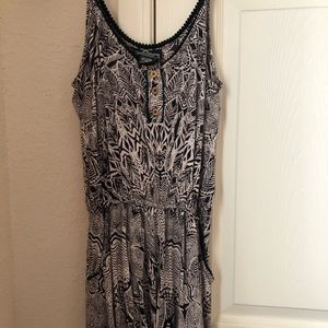 Tribal print romper